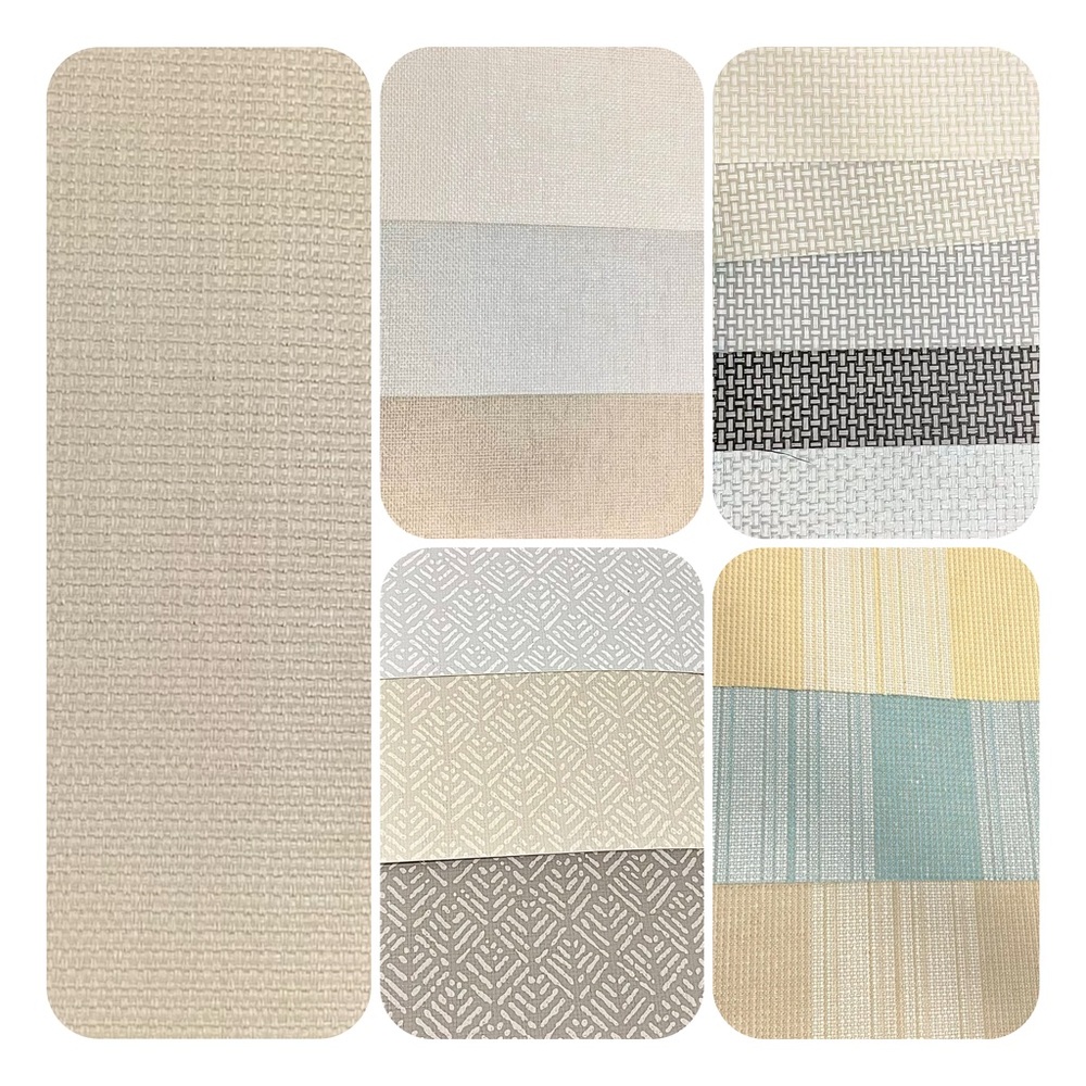 15 High Quality Textured Woven & Stripe patterned Wallpaper Swatches DIY